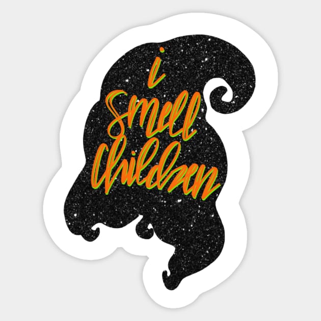 I smell children Sticker by ceegent